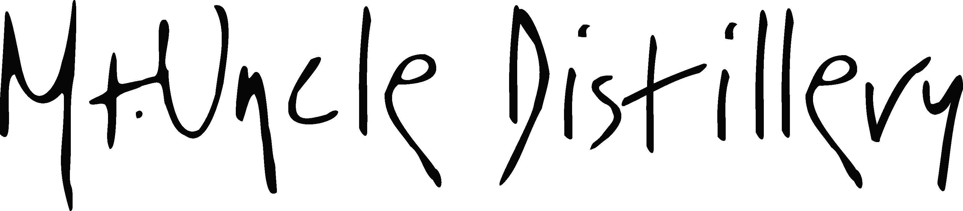 Mt Uncle Distillery Logo Black